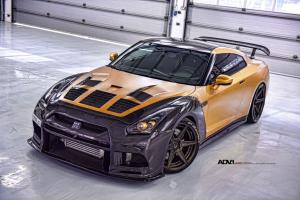 Nissan GT-R by AMS Performance on ADV.1 Wheels 2015 года